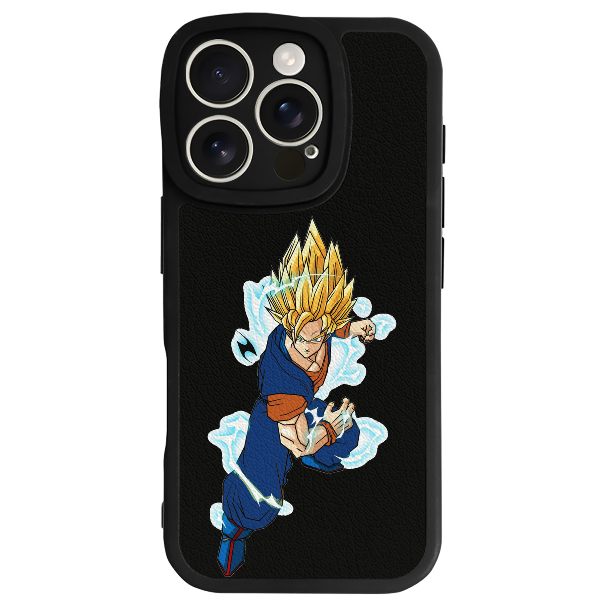 （画像用） ドラゴンボール 孫 悟飯（そんごはん）DRAGON BALL Son Gohan 【iPhone 16シリーズ対応】シリコンスマホケース（レザー調） 材質：シリコン
